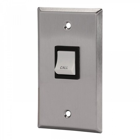 Quam Call-In Switch w/ Momentary, Normally Open, Rocker Actuator, Single-Gang,  CIB3